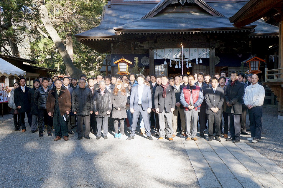 富士浅間神社にて安全祈願